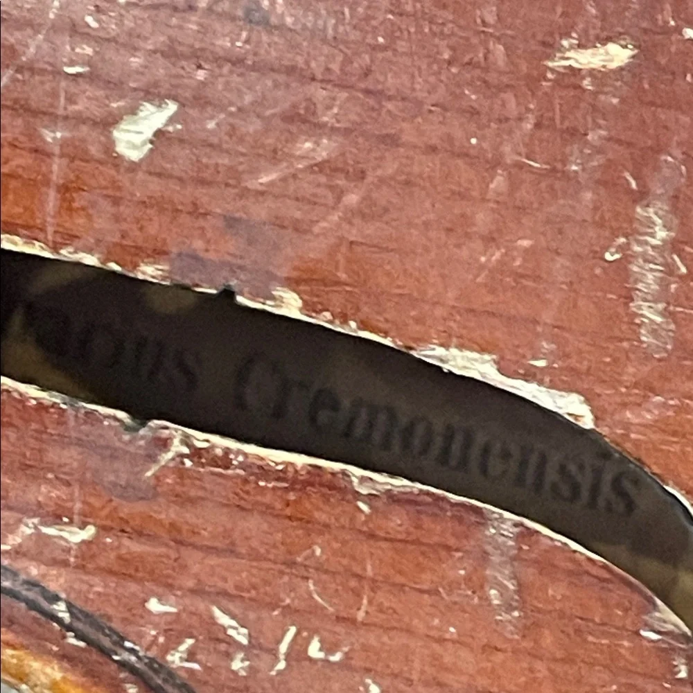 Stradivarius Rustic Brown Violin ~ Label inside - Picture 8 of 13
